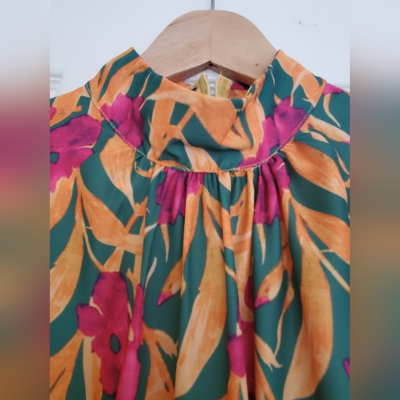 Women's dresses Maxi floral print dress,women's dress long sleeve summer dress - Picture 9 of 9